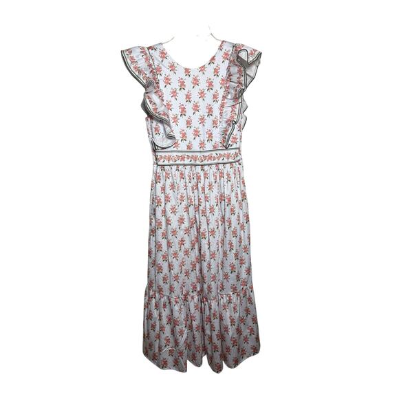 Dondolo Gracie Floral Midi Dress Sz. XS - Picture 4 of 6